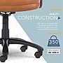 Click365 Classic Ergonomic Bonded Leather Executive Big & Tall Chair, 350 lb. Capacity, Cognac (CCHR10023A)~#|#~D07ED899-534F-4147-9470D61C3522F978_sc7