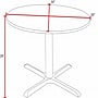 Regency Cain 30" Round Laminate X Base Breakroom Table, Ash Grey (TB30RNDAG)~#|#~D0815C45-775F-45EB-BACC79450B52D011_sc7