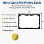 Avery Rectangle Matte Blank Card, White, 20/Pack (19479370872)~#|#~D0841FC8-2595-4673-B651C285A0C35D22_sc7