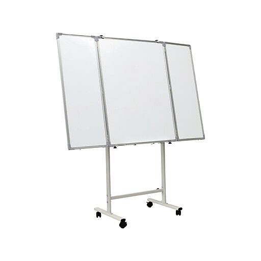 Excello Global Products Mobile Folding DryErase Whiteboard