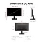ViewSonic 24" FHD 120Hz LED Monitor, Black (VA2448-MHU)~#|#~D08F6203-07B5-4809-B140A63BCEC09E03_sc7