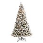 Nearly Natural 9-ft Flocked White River Mountain Pine Artificial Christmas Tree with Pinecones and 650 Clear LED Lights (T3384)~#|#~D09657FE-AA2C-45AA-83D9098FEBF4878F_sc7