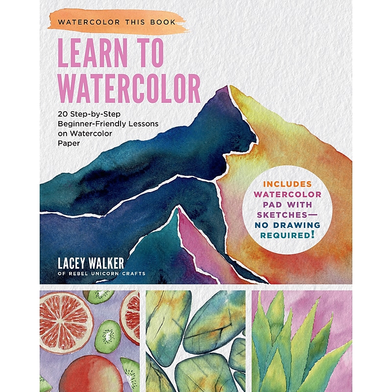 Quarto Learn to Watercolor 20 Step-by-Step Beginner-Friendly Lessons on Watercolor Paper image 1