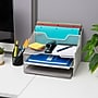 Mind Reader 5-Compartment Metal Mesh File Organizer, White (MESHBOX5-WHT)~#|#~D09CC764-EF63-4BE8-83FED87787DD3F1D_sc7
