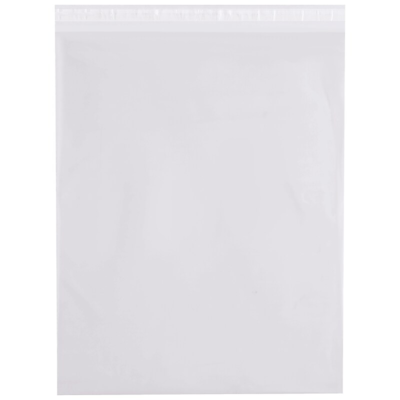 16" x 20" Reclosable Poly Bags, 1.5 Mil, Clear, 500/Pack (PRR162015) image 1
