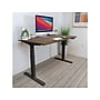Mount-It! Ultimate 55"W Electric Rectangular Adjustable Standing Desk, Oak/Black (MI-18082)~#|#~D0A3B6E4-BEBC-40AA-A0503A084AEB8CB0_sc7