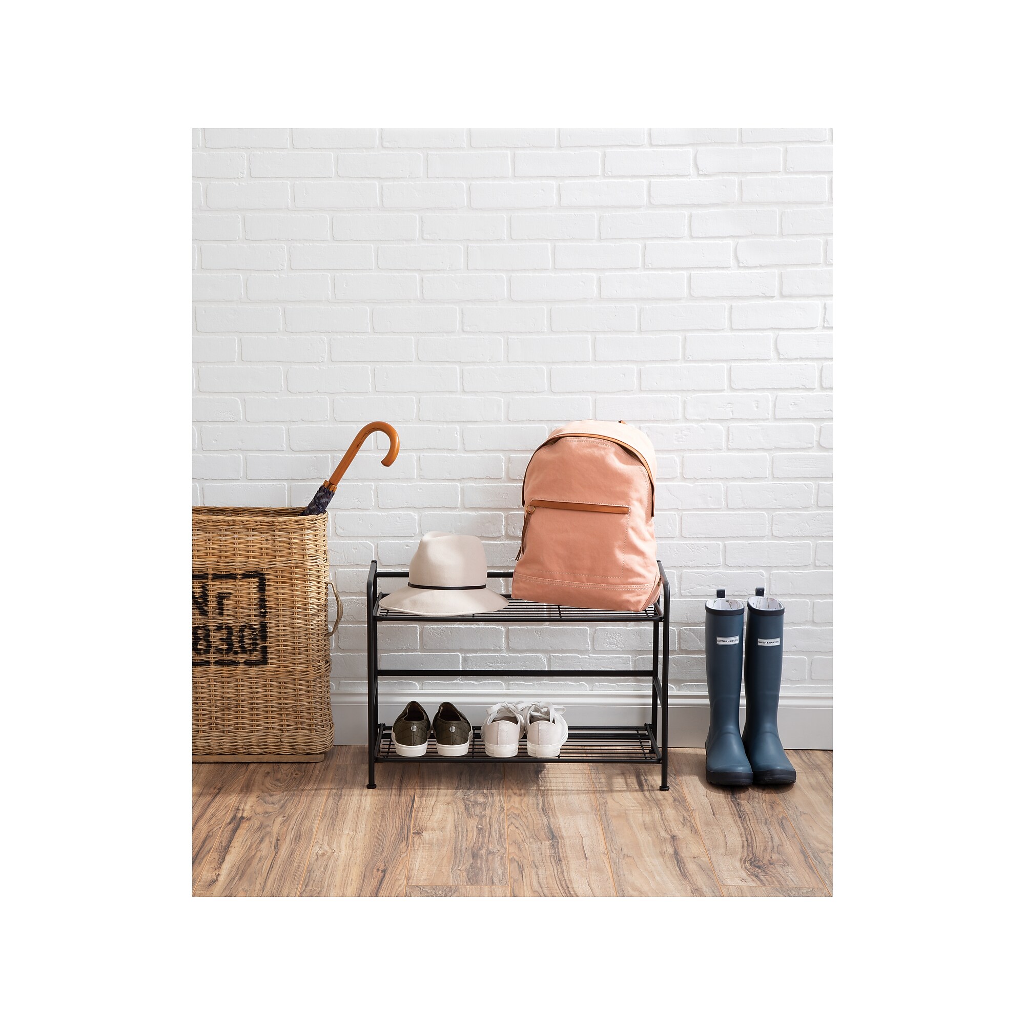 Advantus FlipShelf 2-Shelf Steel Rack, 18″ x 26.75″ x 12″, Black (38780) Sansujyuku sansujyuku.com