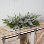 Nearly Natural Artificial Holiday Flocked Winter Christmas Cutting Board Wall or Table Arrangement, 26" (A1844)~#|#~D0A84A5C-894A-4ACE-86E3B41C5B008EC9_sc7