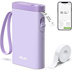 Nelko P21 Portable Bluetooth Thermal Label Printer, Pink (P21PK