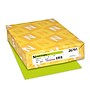 Exact Brights 8.5" x 11" Writing Paper, 20 lbs., Bright Green, 500 Sheets/Ream, 10/Ream (WAU26791CT)~#|#~D0B7DB75-684F-4C71-A8760DFE0773C781_sc7