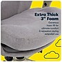 Serta Claremont Ergonomic Fabric Swivel Executive Chair with Back in Motion Technology, Light Gray (44186D)~#|#~D0C25528-C7CC-4D47-A6CEA679DE556D18_sc7