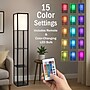 Simple Designs Etagere Organizer 62.5" Floor Lamp with Rectangular Shade, Black (LF1014-BLK-CCLB)~#|#~D0C3687D-D7F1-4A4C-B0916B6E05A7FBCE_sc7