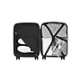 Bond Street Panoramic 21.5" Hardside Carry-On Suitcase, 4-Wheeled Spinner, Black (HLG7520BS-BLACK)~#|#~D0CE5296-9EE4-42A7-8816C1125943491C_sc7