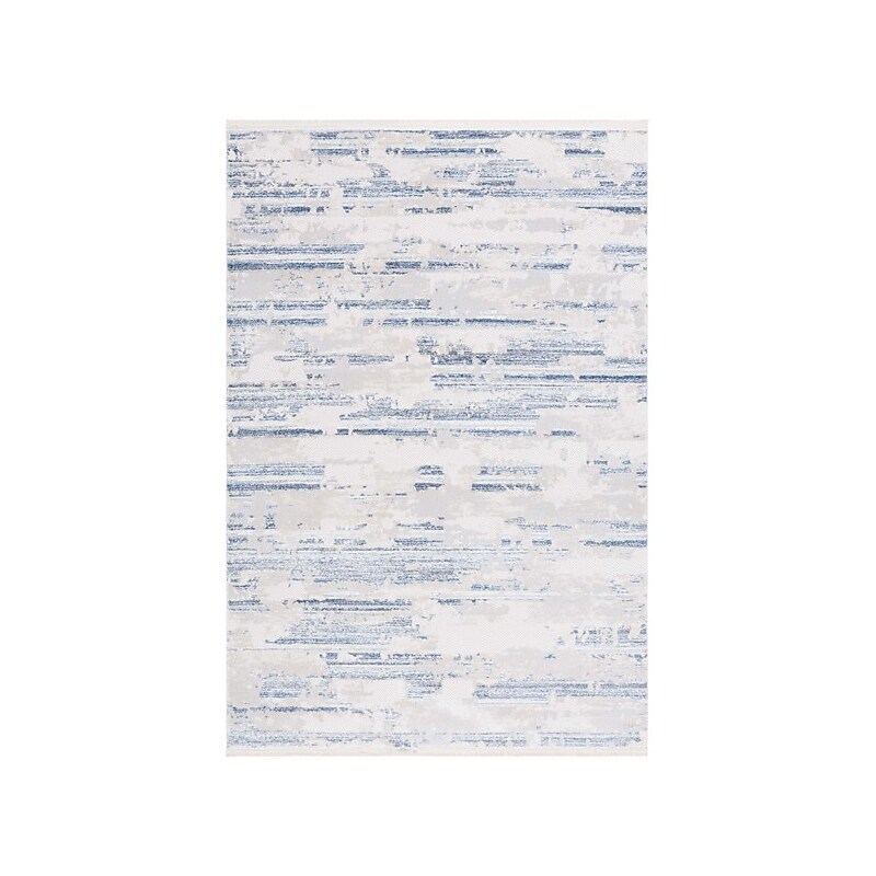 Safavieh Whisper Collection 9' x 12' Rectangle Indoor Area Rug, Machine Made, Grey/Blue Ivory (WHS542F-9) image 1