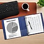Staples 1 1/2" 3-Ring Non-View Binder, D-Ring, Navy Blue (26413-CC)~#|#~D0D04634-47DE-44C6-B308AE275284DE6F_sc7