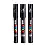 POSCA PC-1M Water Based Paint Marker, Extra Fine Bullet Tip, Black, 3/Pack (UBCPC1MBLACK-3)~#|#~D0D0C605-6CD2-4118-9A455371CF316C13_sc7