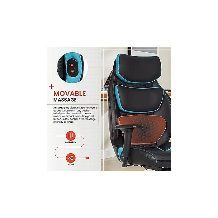 Sharper Image Algrove Comfort-X Ergonomic Swivel Executive Massage
