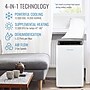 Keystone 115-Volt 14,000 BTU ASHRAE (12,000 BTU DOE) Portable Air Conditioner with Heater, Remote, White (KSTAP121HINV)~#|#~D0D2B000-E8FB-4BD0-A7294ECB278C6623_sc7