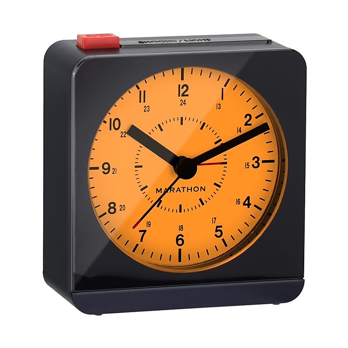 Marathon Classic Analog Alarm Clock, Blue (CL030053BL) | Staples Marathon Classic Analog Alarm Clock, Blue (CL030053BL) | Staples