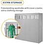 Whitmor 61.02" x 61.02" Portable Closet, Gray (6262-11750-SIOC)~#|#~D0D5D136-A236-44D3-A47BBDA28C29FB50_sc7