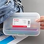Staples Snap Plastic Cases, 2 1/4"H x 5 5/8"W x 8 1/4"L, Clear (22859)~#|#~D0D8A773-2E1D-411F-A2B4DA888441CC7F_sc7