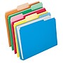 Pendaflex Double Stuff Recycled File Folder, 1/3-Cut Tab, Assorted, Letter Size, Assorted Colors, 24/Pack (54458EE)~#|#~D0D9D448-1455-47A0-A74D257FACAF20A9_sc7