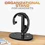 Delton HS1 4-in-1 Wireless Charging Station and Headset Stand, Black (DHSWC1)~#|#~D0E1C3E4-3BBB-4309-B09640707F58C53B_sc7