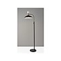 Adesso Patrick 61" Matte Black/Antique Brass Floor Lamp with Cone Shade (3759-01)~#|#~D0E36782-2D54-4E88-8C8526FA815BAF6E_sc7