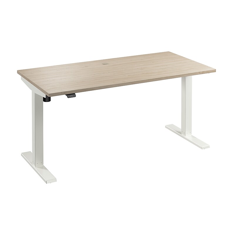 Bush Business Furniture Move 40 Series 60"W Electric Adjustable Standing Desk, Natural Elm (M4S6030NEWK) image 1