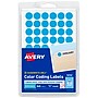 Avery Color-Coding Labels, 1/2 " Dia, Light Blue, Non-Printable, 840 Labels/Pack (5050)~#|#~D0E8CD45-6B17-4913-BA2EC3B35B63AEBB_sc7