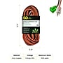 GoGreen Power 50' Indoor/Outdoor Extension Cord, 16 AWG, Orange (GG-13750)~#|#~D0ED398B-A36E-434F-B2BBF164B15A9093_sc7