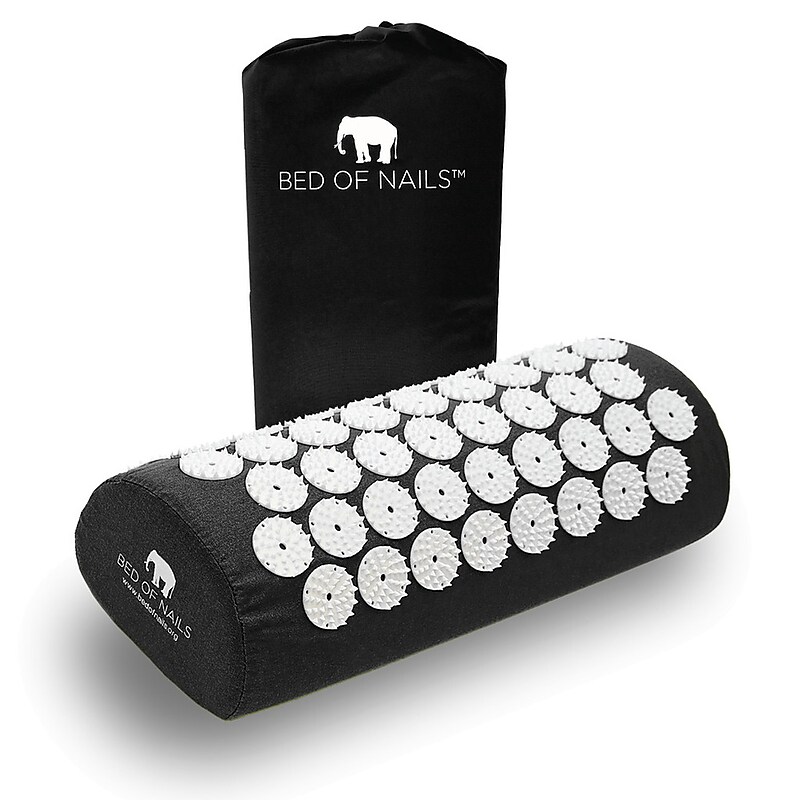 Bed of Nails Acupressure Pillow, Black (1920) image 1