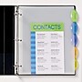 Avery Style Edge Insertable Plastic Dividers with Pocket, 5 Tabs, Multicolor (11292)~#|#~D0F4E4EE-C659-4D01-AD53C38FC014E45C_sc7