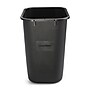 Coastwide Professional™ Indoor Trash Can Without Lid, Black Soft Molded Plastic, 3.5 Gallon (CW56428)~#|#~D0F8D8D5-8027-47E9-9F9FF3A1D203DA79_sc7