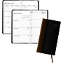 2026 AT-A-GLANCE Fine Diary 3" x 6" Calendar Year Weekly & Monthly Planner, Faux Leather Cover, Black/Brown (74-02-05-26)~#|#~D0FD09D3-230C-44D1-BCB6FAF7434E9579_sc7