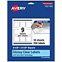 Avery Laser/Inkjet Square Glossy Labels, 2.5" x 2.5", Clear, 450 Labels/Box (94104)~#|#~D103A331-4E86-421F-94A7800277C53F9E_sc7