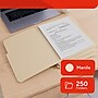 Staples Heavy Duty File Folder, 1/3 Cut Tab, Letter Size, Manila, 250/Box (TR56677)~#|#~D10531DC-6575-44A3-90C628365AFEE125_sc7