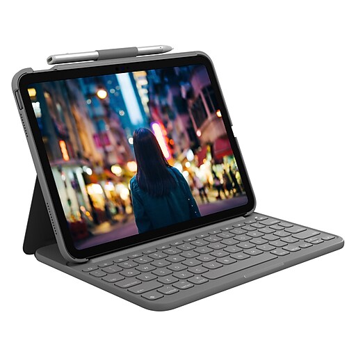 Logitech Slim Folio 10.9" Keyboard Case for iPad 10th Generation Tablet