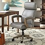 La-Z-Boy Greyson Ergonomic Bonded Leather Swivel Executive Chair, Gray (CHR10086A)~#|#~D10D5108-2BBE-4DF4-947E6A4C12C3D01D_sc7