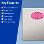 Avery Oval Laser/Inkjet Multipurpose Labels, 4.25" x 2.5", Bright Pink (240/Box)~#|#~D10DD34D-9396-497F-A314CC8BCA302C5F_sc7