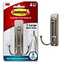 Command Large Bathroom Hook, Satin Nickel, (BATH36-SN-ES)~#|#~D10F6D1A-17B0-4155-9E68E211BE126CBA_sc7