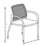 HON Ignition Mesh/Fabric Multi-Purpose Stacking Chair, Charcoal/Breeze (HIGS6.F.E.IB.HAML17.PLAT)~#|#~D115B8C0-10E8-4300-8A67CDFF4467139C_sc7