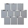 Davis Group Premium Polypropylene Clipboard, Letter Size, Gray, 10/Pack (4511-07-10)~#|#~D1180AA4-C11B-43A2-9858884487939DE4_sc7