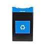 Commercial Zone Avante Polyethylene Recycling Bin, 30 Gallon, Black (7873S104A)~#|#~D1191BF2-4BF6-45D2-862530ABFE446DA6_sc7