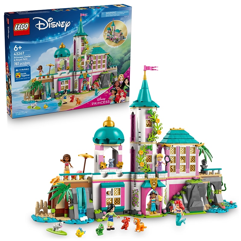 LEGO Disney Princess Castle & Royal Pets Building Set, 787 Pieces (43267) image 1