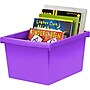Storex Polypropylene/PP 4 Gallon Classroom Storage Bin, 7.9" x 11.3" x 13.6", Purple, 3/Bundle (STX61481U06C-3)~#|#~D11D5F4E-7EFF-479A-A3F8F4DFDA05F767_sc7