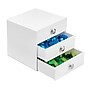 InterDesign Original Plastic 3-Drawer Organizer, White (35301)~#|#~D122B687-A355-4D37-8870839DB1777837_sc7