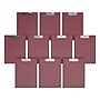 Davis Group Premium Polypropylene Clipboard, Letter Size, Burgundy, 10/Pack (4511-08-10)~#|#~D126E01A-8C65-4F6C-984CE94C0AAF2099_sc7