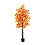 Nearly Natural 6' Autumn Deluxe Maple Artificial Fall Tree (T4745)~#|#~D12DD2CF-EB06-4E86-973FA7BA8FBA35AC_sc7