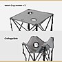 Arrowhead Outdoor Folding Camping Table with Carry Bag, Gray (TSRTKKS0230U)~#|#~D12E0ED8-B413-4E2D-B548390F425BE567_sc7